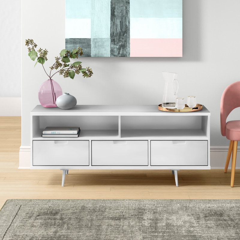 Mercury Row® Sadie Solid Wood TV Stand for TVs up to 65" & Reviews